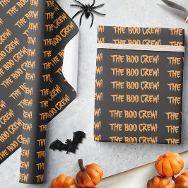 Papel De Presente Festa de Halloween de Pumpkin Spooktacular da Trip