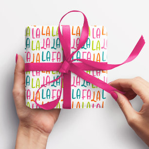 Papel De Presente Festa de Natal bonita e bonita divertida,