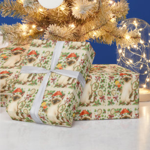 Papel De Presente Festa de Natal de tênis temática para amantes de g