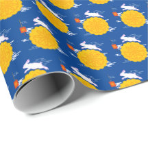 Festa de outono de médio Coelho da Lua Saltando