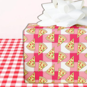 Papel De Presente Festa de Pizza Aniversário Infantil