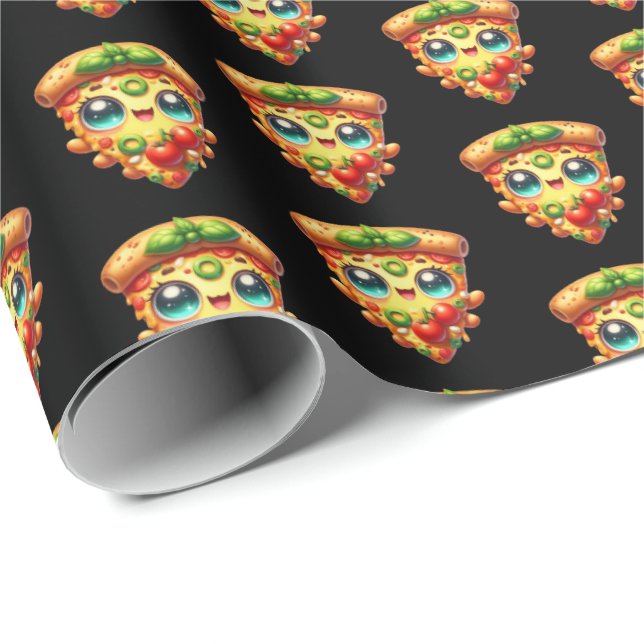 Papel De Presente Festa de pizza em forma de ponta (Ponta do rolo)