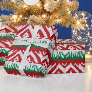 Papel De Presente Festa festiva de suéter feio de Natal