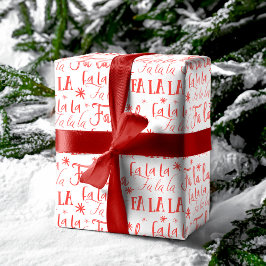 Papel De Presente Festa Festiva Divertida La Typographics Natal Holi