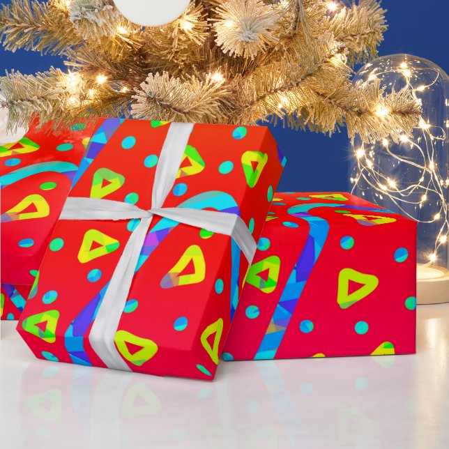 Papel De Presente Festival da Onda de Sonho - Chuva Amortecida de Do (Feriados)