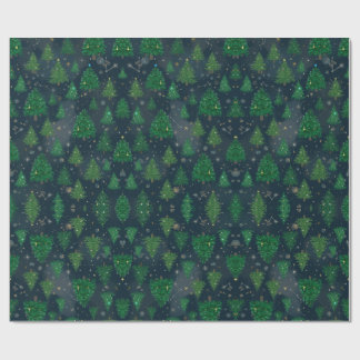 Papel De Presente Festive Christmas Holiday Gift Wrap