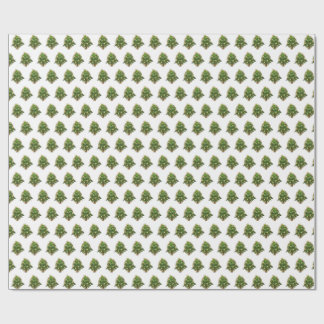 Papel De Presente Festive Christmas Tree wrapping paper