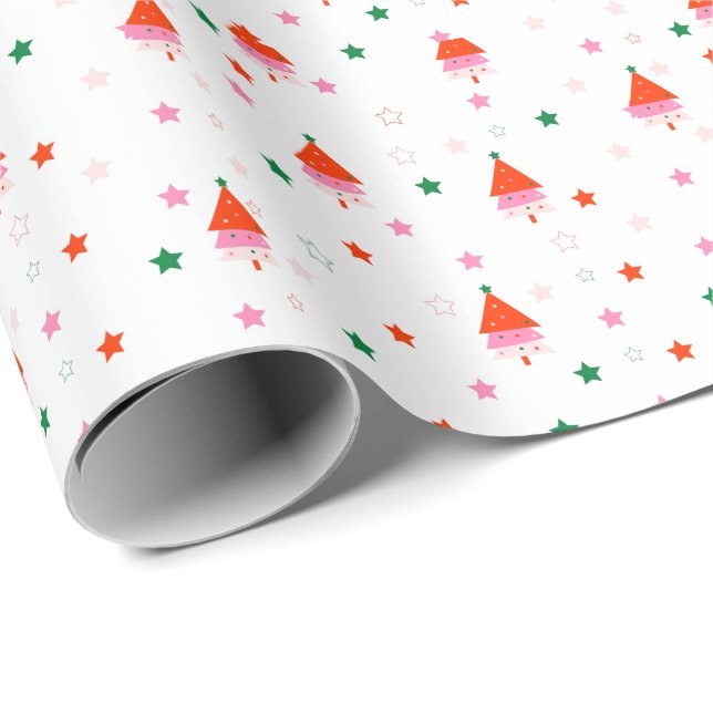 Papel De Presente Festive Holiday Christmas (Ponta do rolo)