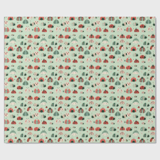 Papel De Presente Festive Little Bugs