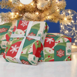 Papel De Presente Festivo Foliday Gift Wrap