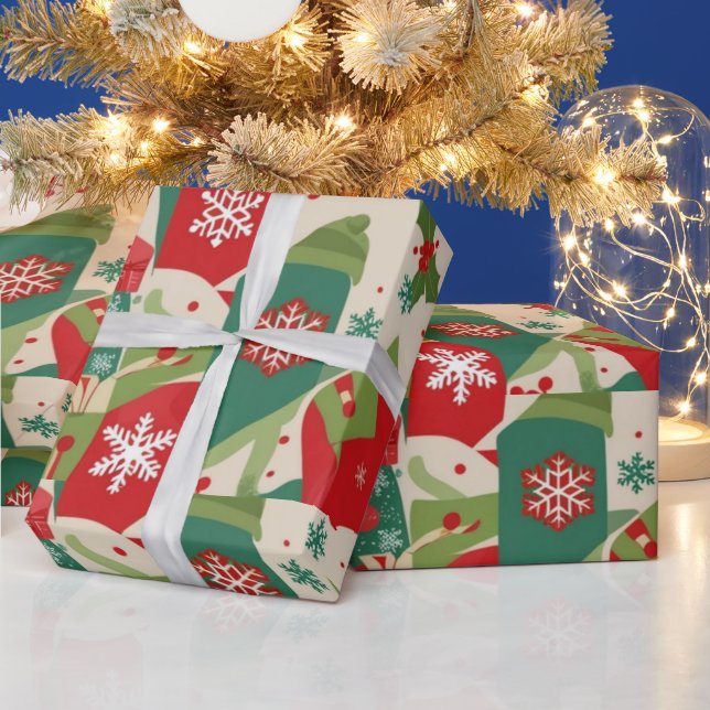 Papel De Presente Festivo Foliday Gift Wrap (Feriados)