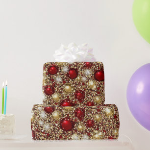 Papel De Presente Festivo Patilho de Natal