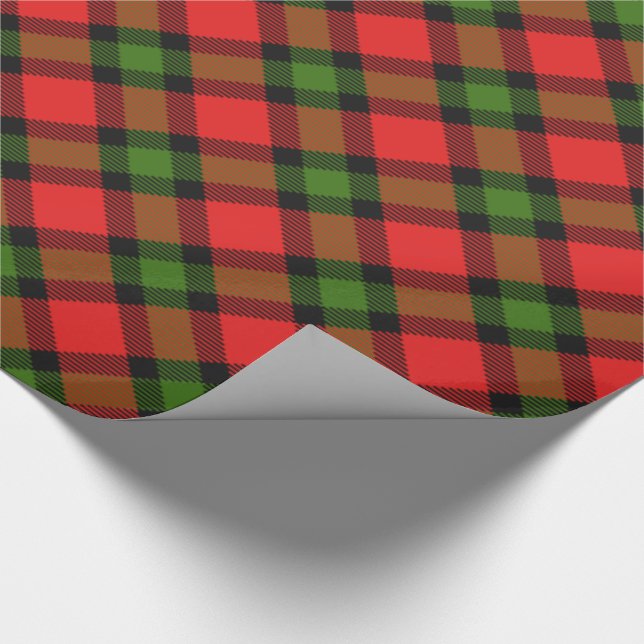 Papel De Presente Festivo Tartan (Ponta)