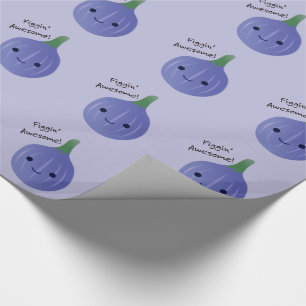Papel De Presente figgin Fig Pun Incrível