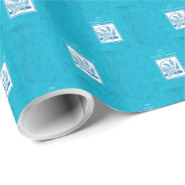 Papel De Presente Filho, Primeira Comunhão, Trigo, Uva Azul