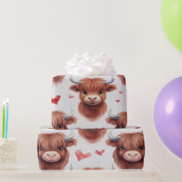 Papel De Presente Filhote Cótea Cóvia Namorados Coração 1