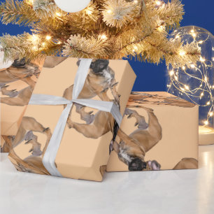 Papel De Presente Filhote de Bulldogue Francês