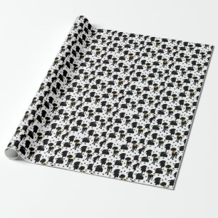 Papel De Presente Filhotes de Retriever Pretos