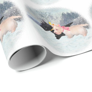 Papel De Presente Filhotes de Scottie