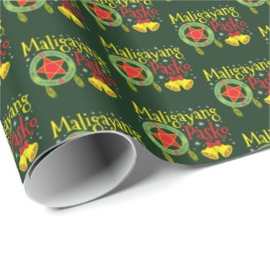 Papel De Presente Filipinas Natal Filipino Feliz Natal