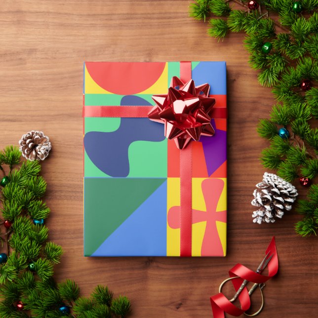 Papel De Presente Filtro de patch (Presente de Natal)