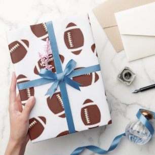 Papel De Presente Fim de festa do padrão esportivo de futebol diver