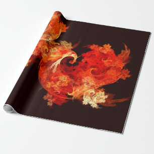 Papel De Presente Firebird Abstrato Art