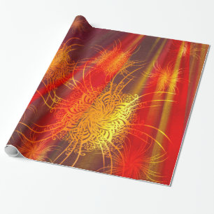 Papel De Presente Fireworks Mandala