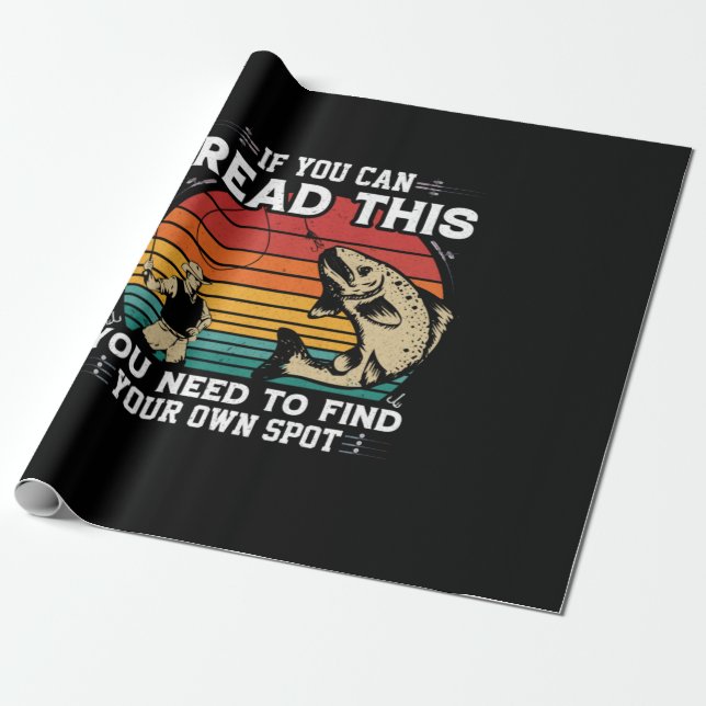 Papel De Presente Fisher If You Can Read This (Desenrolado)