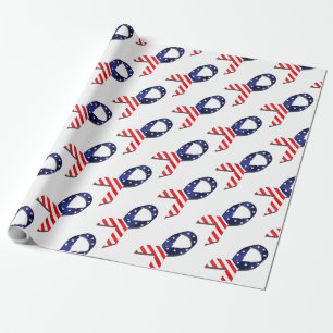 Papel De Presente Fita dos EUA