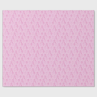 Papel De Presente Fita Rosa, Cancer Da Mama, Suporte, Presente,