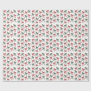 Papel De Presente Fitas de Natal Presente Laço Embrulho