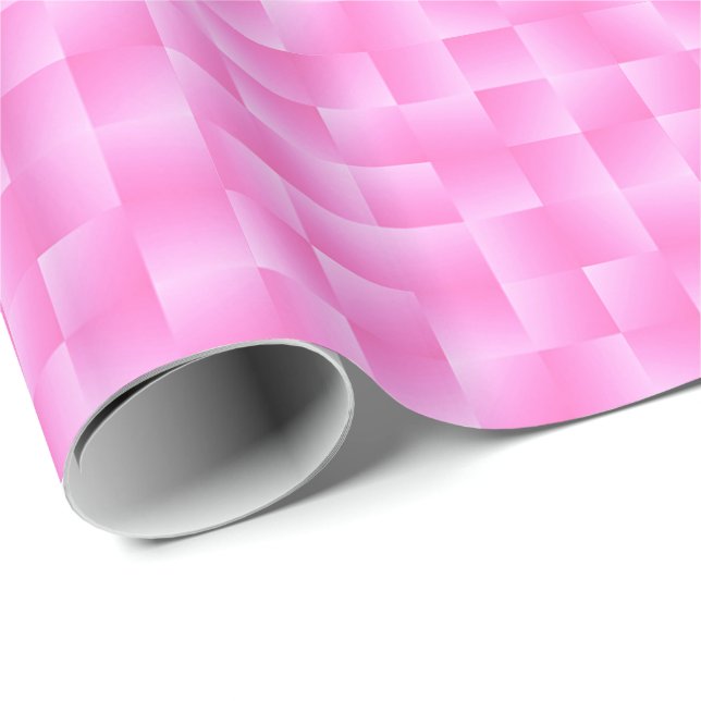 Papel De Presente Fitas Satíricas - Cor-de-rosa orquídea (Ponta do rolo)