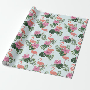 Papel De Presente Flamingo