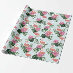 Papel De Presente Flamingo