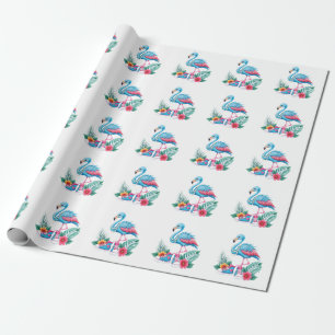 Papel De Presente Flamingo Chucks e Pearls Comma La Harris 2024
