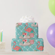 Flamingo Rosa Tropical Pássaros Meninas Aniversári