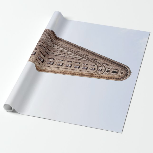 Papel De Presente Flatiron building  (Desenrolado)