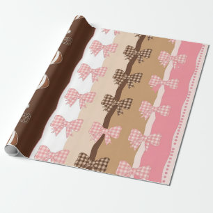 Papel De Presente Flauta de Futebol Coquette Padrão Leopardo (11)