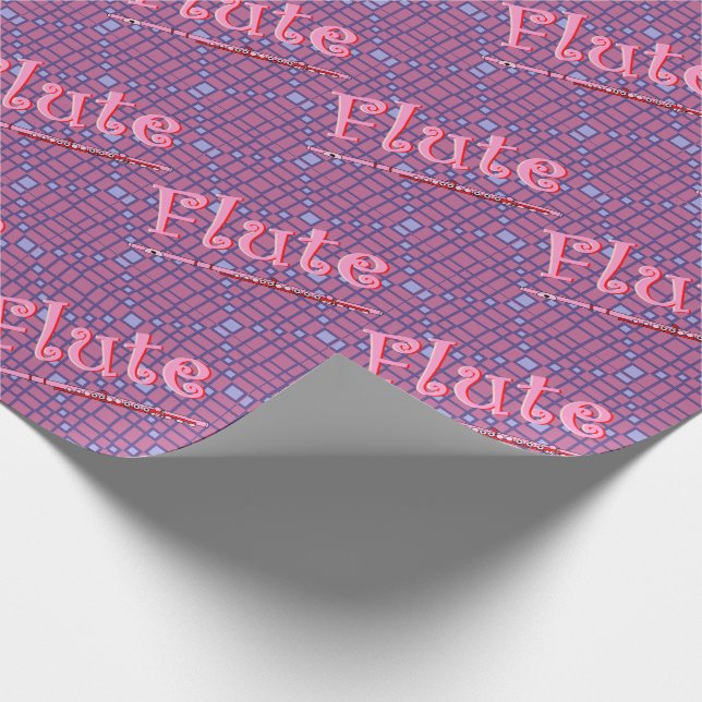 Papel De Presente Flauta Rosa (Ponta)