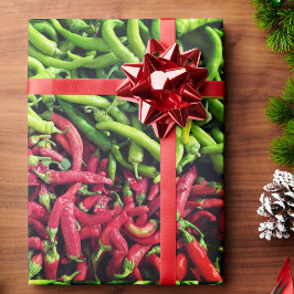 Papel De Presente Flavor Chili Red e Green Southwest