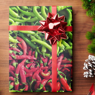 Papel De Presente Flavor Chili Red e Green Southwest