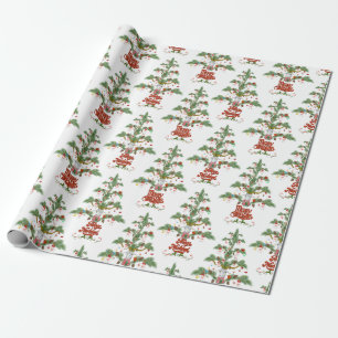 Papel De Presente Fleece Navidad Shenatal Tree