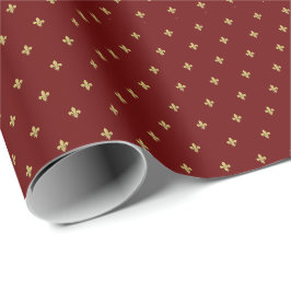 Papel De Presente Fleur-de-lys