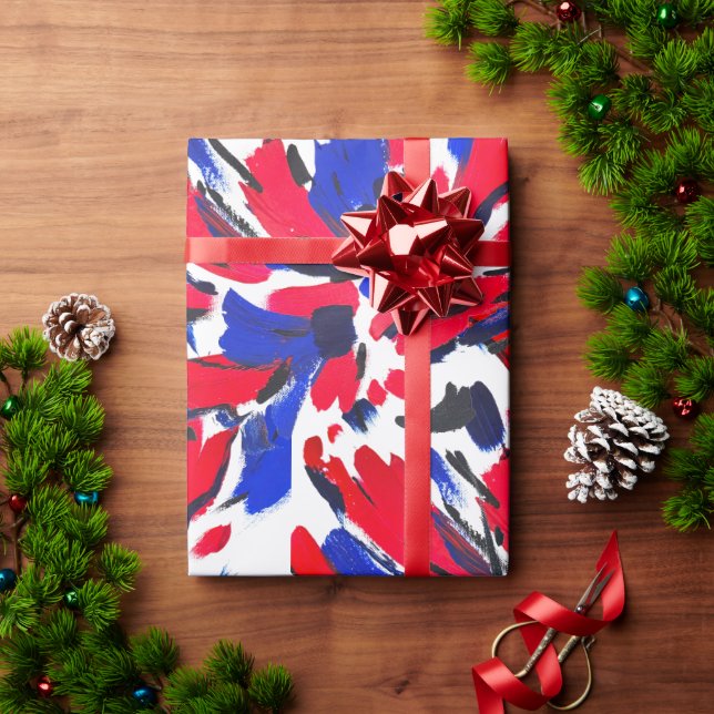 Papel De Presente Fleur éclatée (Presente de Natal)