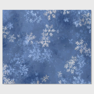 Papel De Presente Floco de neve