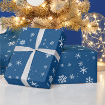 Floco de Neve Azul Inverno Natal Feriados