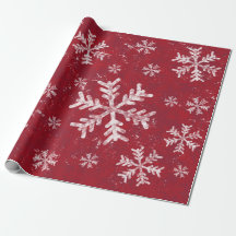 Floco de neve branco Natal Feriado Vermelho Russo