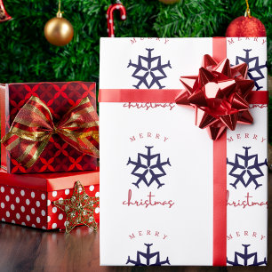 Papel De Presente Floco de Neve de Avião de Natal Foto Engraçada de