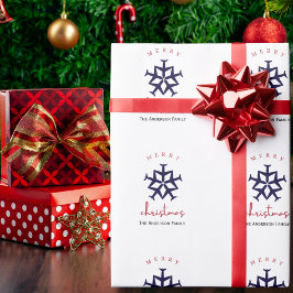 Papel De Presente Floco de Neve de Avião de Natal Foto Engraçado Avi